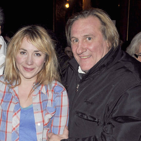 Gérard Depardieu et sa fille Julie à Paris (photo d'archives).