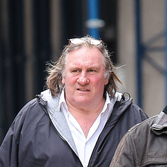 Gerard Depardieu dans les rues de New York avec sa fille Roxane Le 13 avril 2013