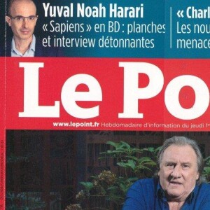 Gérard Depardieu dans le magazine "Le Point" du 1er octobre 2020.