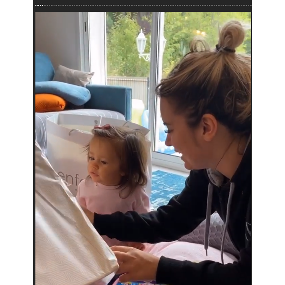 Carla Moreau et Kevin Guedj fêtent le premier anniversaire de leur fille Ruby et ont imaginé Ruby Land - 1er octobre 2020, Instagram