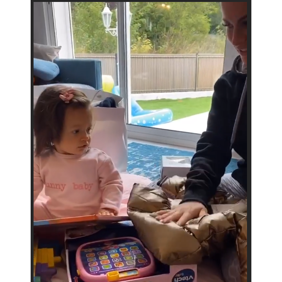 Carla Moreau et Kevin Guedj fêtent le premier anniversaire de leur fille Ruby et ont imaginé Ruby Land - 1er octobre 2020, Instagram