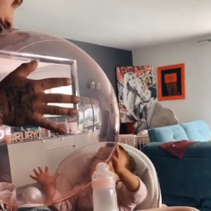 Carla Moreau et Kevin Guedj fêtent le premier anniversaire de leur fille Ruby et ont imaginé Ruby Land - 1er octobre 2020, Instagram