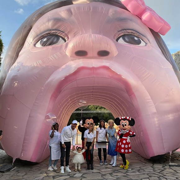 Carla Moreau et Kevin Guedj fêtent le premier anniversaire de leur fille Ruby et ont imaginé Ruby Land - 1er octobre 2020, Instagram
