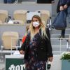 Marion Bartoli, enceinte, lors du premier tour des internationaux de tennis de Roland Garros à Paris le 28 septembre 2020. © Dominique Jacovides / Bestimage