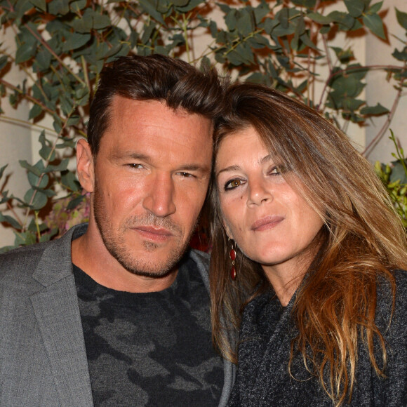 Benjamin Castaldi et sa femme Aurore Aleman - Inauguration du nouvel hôtel 5 parisien au coeur du Triangle d'Or "Les Jardins du Faubourg" à Paris le 10 septembre 2019.© Veeren/Bestimage