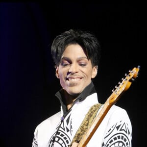 Concert du chanteur Prince au Grand Palais à Paris.