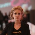 Exclusif - Louise Depardieu (la fille de Guillaume Depardieu) - Répétitions du défilé au profit de l'association Meghanora au Salon des Miroirs à Paris, le 20 février 2016.   