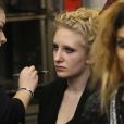 Exclusif - Louise Depardieu (la fille de Guillaume Depardieu) - Backstage du défilé au profit de l'association Meghanora au Salon des Miroirs à Paris, le 20 février 2016.   