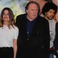 Louise Grinberg, Gérard Depardieu et Rachid Djaïdan (réalisateur) - Avant-première du film "Tour de France" à l'UGC Bercy à Paris, France, le 14 novembre 2016. © Marc Ausset-Lacroix/Bestimage 