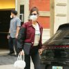 Bella Hadid est allée rendre visite à des amis à New York pendant l'épidémie de coronavirus (Covid-19), le 24 septembre 2020 