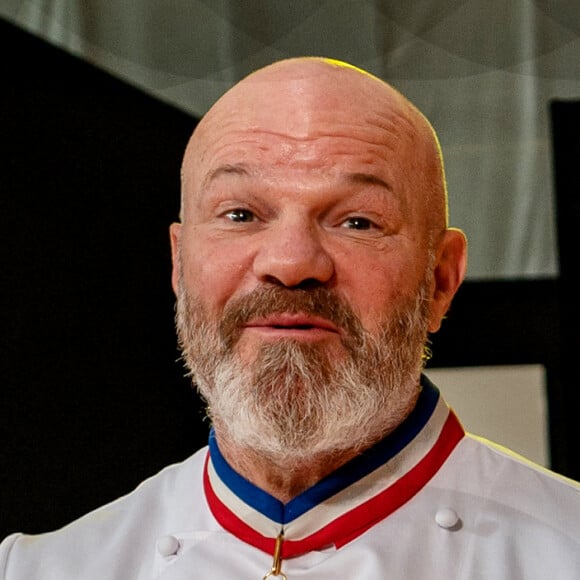 Philippe Etchebest préside le salon français de la restauration "Expotel" à Bordeaux. Il dirige aussi la journée des chefs et sa compétion regroupant 22 Etoiles sur l'évènement, le 25 Novembre 2019. © Patrick Bernard/ Bestimage