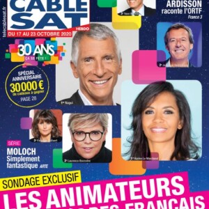 Couverture du magazine "Télé Câble Sat" du 12 octobre 2020