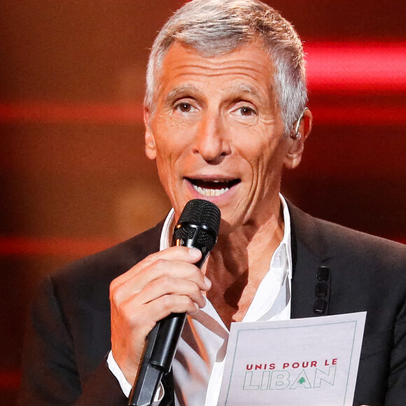 Exclusif - Nagui - Concert "Unis pour le Liban" à l'Olympia à Paris. Le 1er octobre 2020 © Da Silva-Moreau / Bestimage 