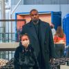 Exclusif - Kanye West et sa fille North font du shopping à Dover Street Market. Londres, le 10 octobre 2020.