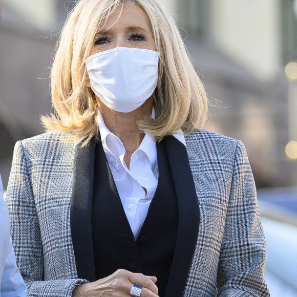 Brigitte Macron à Riga le 30 septembre 2020