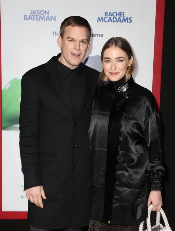Michael C. Hall et sa femme Morgan Macgregor à la première du film 'Game Night' au théâtre Chinois TCL à Hollywood, le 21 février 2018 <br /><br />