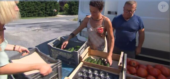 David et ses deux prétendantes Stéphanie dans "L'amour est dans le pré 2020", lundi 19 octobre sur M6