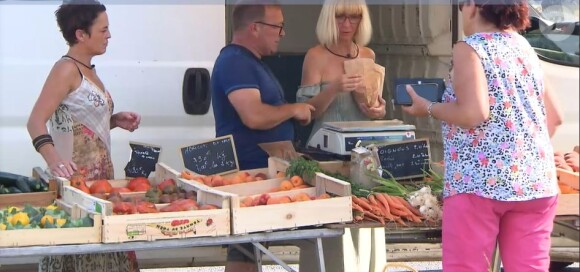 David et ses deux prétendantes Stéphanie dans "L'amour est dans le pré 2020", lundi 19 octobre sur M6