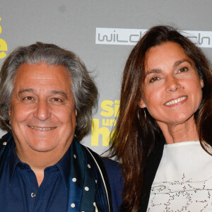 Christian Clavier et sa femme Isabelle de Araujo lors de l'avant-première du film "Si j'étais un homme" au cinéma Gaumont-Opéra à Paris, France, le 21 février 2017. © Coadic Guirec/Bestimage 