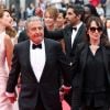 Isabelle De Araujo (Bijoux APM Monaco), Christian Clavier et Chantal Lauby - Montée des marches du film "Jimmy's Hall" lors du 67 ème Festival du film de Cannes – Cannes le 22 mai 2014. 