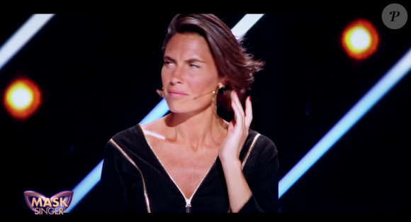 Alessandra Sublet, dans l'émission "Mask Singer".