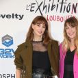   Frédérique Bel et Aline Gaillot  invitées par G2V Works à l'exposition "L'Exhibitionniste Christian Louboutin" by Beau Betak au Palais de la Porte Dorée a Paris, France le 15 Octobre 2020. Photo by Jerome Dominé/ABACAPRESS.COM 
