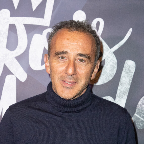 Exclusif - Elie Semoun - Photocall du 8ème gala de l'association "Les Rois du Monde" avec un plateau d'artistes et une vente aux enchères au profit des enfants défavorisés, orphelins et hospitalisés, suivi d'une soirée dansante à la Salle Wagram à Paris, le 2 mars 2020. Le lancement de la traditionnelle vente caritative d'oeuvres d'artistes contemporains les plus prisés du moment a été bousculé avec la mise aux enchères spontanée de la guitare de Patrick Bruel, faisant s'envoler les dons. La suite de la vente s'est déroulée dans une ambiance électrique, avec pour commissaire-priseur C. Hanouna, soutien de la première heure des Rois du Monde. Enfin, l'association a annoncé hier soir son implication de plus en plus forte à l'international, les actions à venir pour l'année 2020, et la sortie du livre de la présidente Stéphanie Robert : "Solide et solidaire. Les Rois du Monde s'engagent aujourd'hui d'avantage à l'international et oeuvrent en faveur du financement de programmes locaux axés sur l'éducation, la santé, l'alimentation, le développement durable et les droits des enfants. Une ambition toujours plus forte pour l'association qui se mobilise chaque jour, grâce aux dons et à ses partenaires, mécènes et personnalités, pour rendre meilleure la vie des enfants défavorisés. © Cyril Moreau-Rachid Bellak/Bestimage
