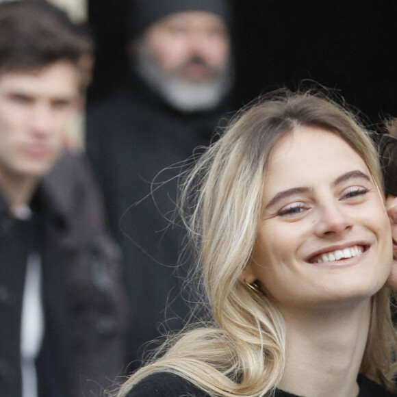 Inès de La Fressange et sa fille Violette Marie d'Urso - People à la sortie du défilé Chanel collection prêt-à-porter Automne/Hiver 2020-2021 lors de la Fashion Week à Paris le 3 mars 2020.