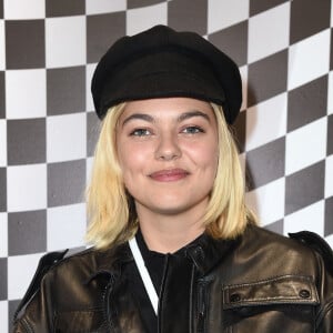 Exclusif - Louane Emera - Vernissage de l'exposition "Race Kit" par le photographe Mathieu César au concept store Montaigne Market à Paris, France, le 25 septembre 2018. © Giancarlo Gorassini/Bestimage