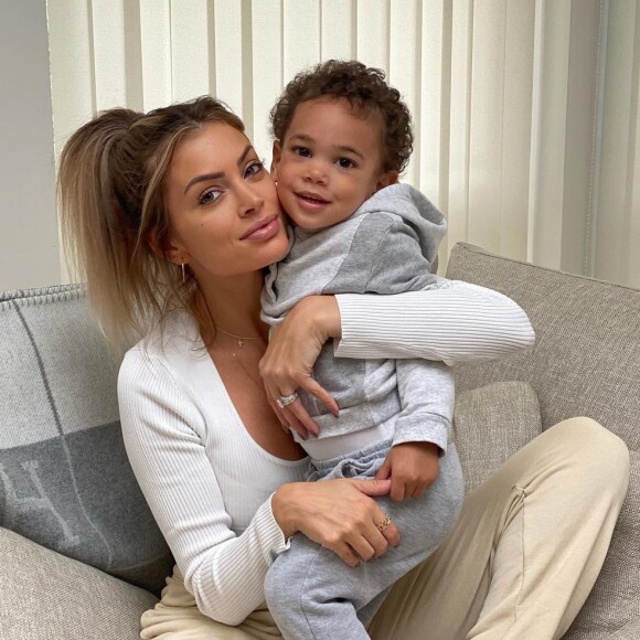 Mélanie Da Cruz et son fils Swan sur Instagram, le 26 septembre 2020