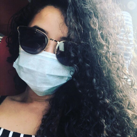 Malika Aaoui masquée sur Instagram, le 3 juin 2020