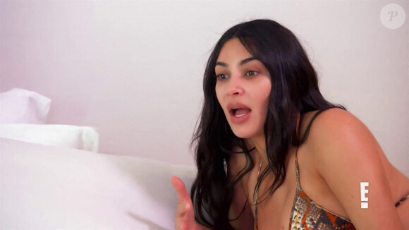 Kim Kardashian dans un extrait de KUWTK. 