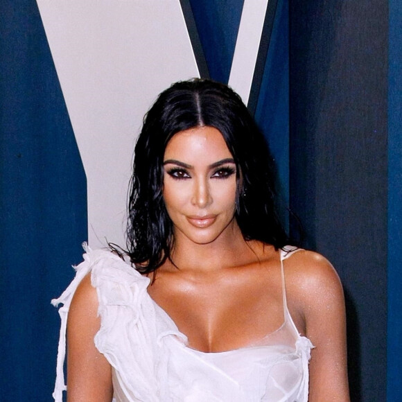 Kim Kardashian - People à la soirée "Vanity Fair Oscar Party" après la 92ème cérémonie des Oscars 2020 au Wallis Annenberg Center for the Performing Arts à Los Angeles, le 9 février 2020. 