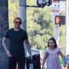 Exclusif - David Beckham fait du shopping avec sa fille Harper à Los Angeles, le 8 avril 2019 