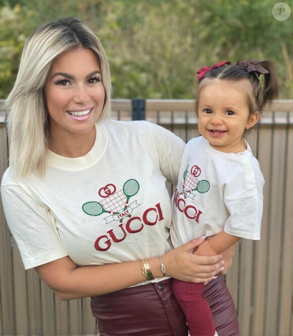 Carla Moreau assortie à sa fille Ruby, photo Instagram du 13 septembre 2020