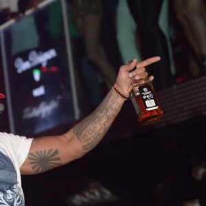Le chanteur Booba en aftershow au Vip Room a Paris le 13 novembre 2013.