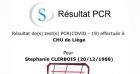 Stéphanie Clerbois, atteinte du covid-19.