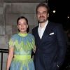 Lily Allen et son compagnon David Harbour - Charles Finch & CHANEL Pre-BAFTA Party à Londres, 2020.