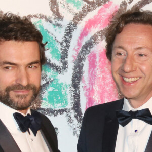 Cyril Vergniol et son compagnon Stéphane Bern - Bal de la Rose "Art Deco" à Monaco le 28 mars 2015 