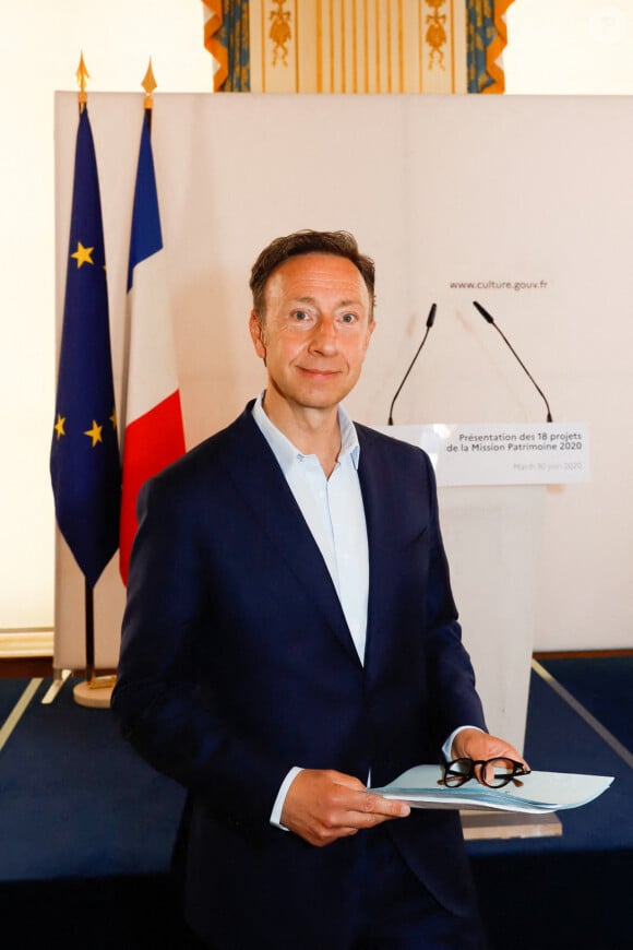 Stéphane Bern - Présentation des 18 projets de la Mission Patrimoine 2020 au ministère de la Culture à Paris le 30 juin 2020. La mission patrimoine confiée à S.Bern contribue à la sauvegarde du patrimoine français dans toute sa diversité. © Jack Tribeca / Bestimage