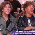 Les frères Bogdanov dans "Touche pas à mon poste", le 26 octobre 2020, sur C8