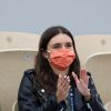 Laetitia Espagnet, compagne de Hugo Gaston dans les tribunes des internationaux de France de Roland Garros lors du match de Hugo Gaston contre Dominic Thiem en 8ème de finale le 4 octobre 2020.  