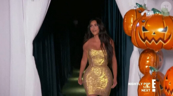 Kim Kardashian a droit à une fête surprise pour son 40 ème anniversaire, le 21 octobre 2020 à Los Angeles, visible dans l'émission "L'Incroyable Famille Kardashian".