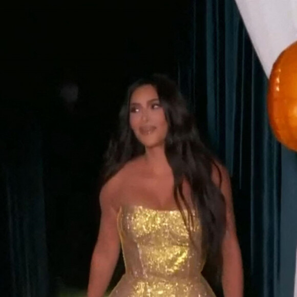 Kim Kardashian a droit à une fête surprise pour son 40 ème anniversaire, le 21 octobre 2020 à Los Angeles, visible dans l'émission "L'Incroyable Famille Kardashian".