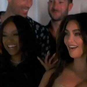 Kim Kardashian a droit à une fête surprise pour son 40 ème anniversaire, le 21 octobre 2020 à Los Angeles, visible dans l'émission "L'Incroyable Famille Kardashian".