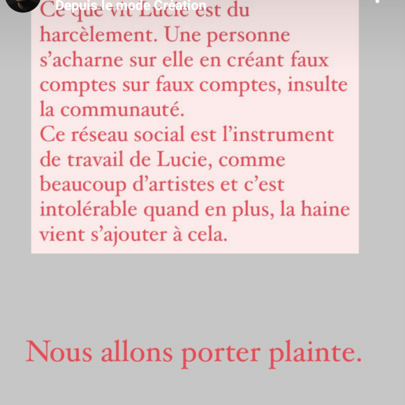 Lucie Bernardoni victime de harcèlement