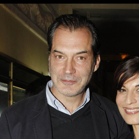 Samuel Labarthe et Helene Medigue- Générale du "One alone man show" de Pascal Légitimus au Palace, à Paris, le 17 octobre 2011. 