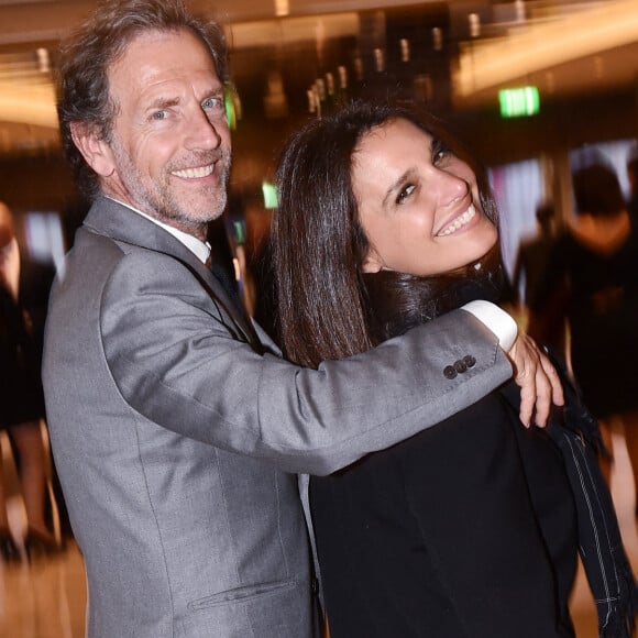 Séparation - Stéphane Freiss séparé de sa femme Ursula - Semi-exclusif - Stéphane Freiss et sa femme Ursula - Soirée du baptême du paquebot MSC Meraviglia au Havre le 23 juin 2017.  © Rachid Bellak/Bestimage