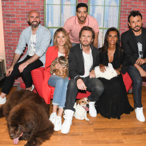 Julien Arruti, Elodie Fontan, Philippe Lacheau, Karine Le Marchand, Willy Rovelli et Tarek Boudali à la première de "Comme des Bêtes 2" au cinéma Max Linder Panorama. Paris, le 19 juin 2019. © Guirec Coadic/Bestimage