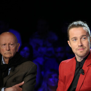 Exclusif - Gilles Jacob, Julien Doré - Enregistrement de l'émission "On n'est pas couché" à la Villa Domergue lors du 70e Festival International du Film de Cannes le 24 mai 2017. © Denis Guignebourg/Bestimage